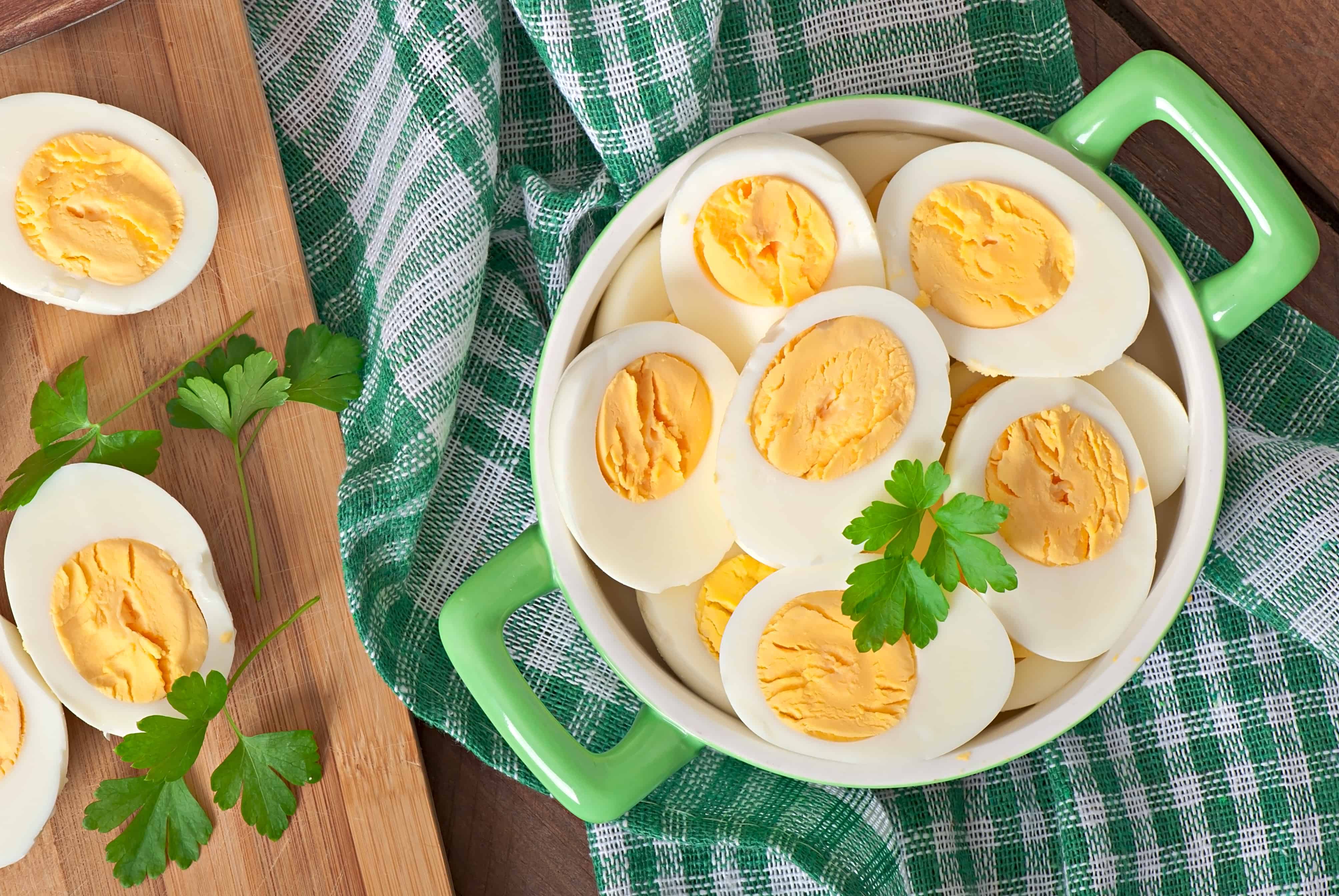 EGGS Eat a balanced and nutritious diet that includes healthy proteins and fats.